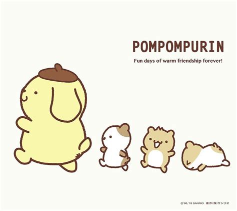 Pompompurin sanrio pom pom purin et macaron Fond d écran de téléphone