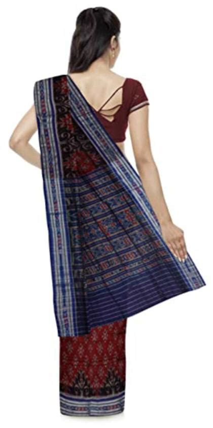 Odisha Handloom Sambalpuri Women Cotton Handloom Saree Jiomart