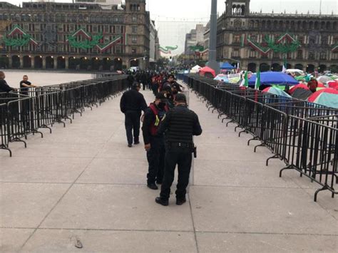 Refuerzan Medidas De Seguridad En El ZÓcalo Por Manifestantes