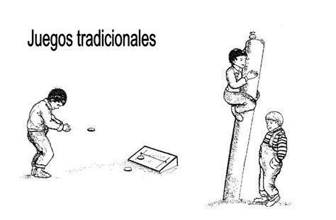 Rayuela Juego Tradicional Para Colorear Imagenes Juegos Tradicionales