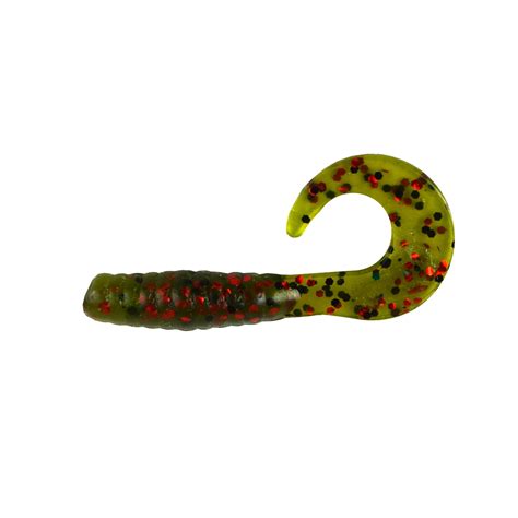 Tackle Hd Pack Grub Fishing Lures Inch Skirted Grub With Curly