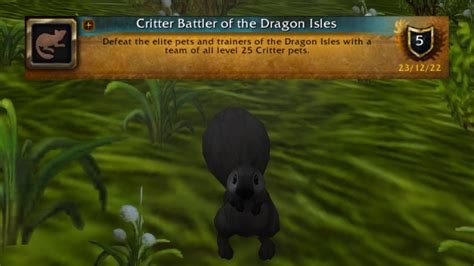 Critter Battler Of The Dragon Isles World Of Warcarft Pets Youtube