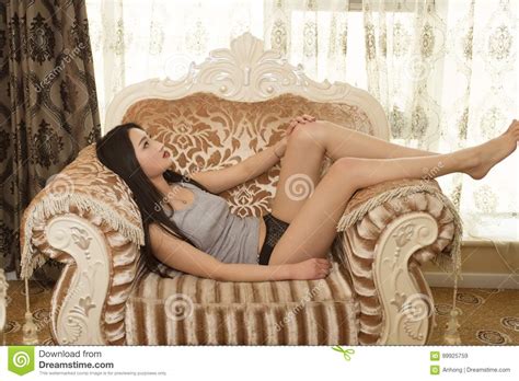 Woman In Black Lingerie Stock Image Image Of Fashion