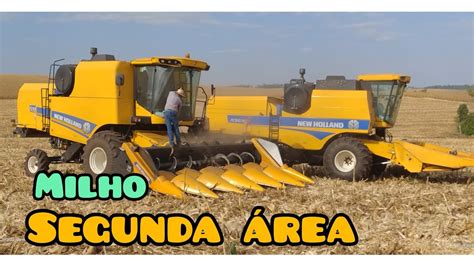 COLHEITA DO MILHO SAFRINHA 23 TC 4 90 E TC 5070 NEW HOLLAND SEGUNDA