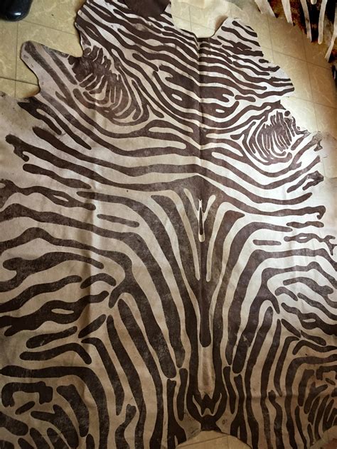 Zebra Print Rug - Extra Large