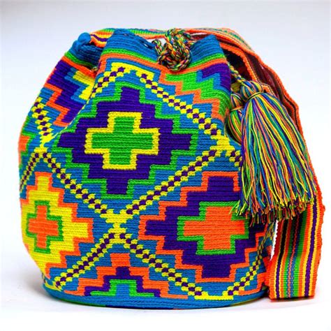 Cabo Wayuu Bag Mochilas Wayuu Bags Patrones De Crochet Tapiz