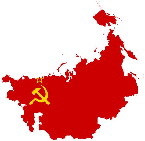 Alternate Flag Map of Soviet Union (USSR) by MoldaviaballGeneral on ...