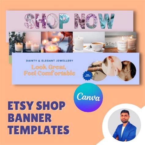 Free Etsy Shop Banner Canva Templates