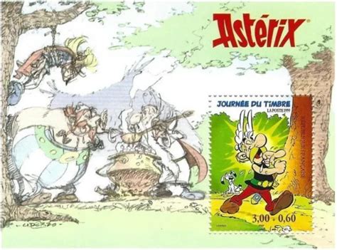 FRANCE BLOC FEUILLET BF 22 Journée du timbre Asterix 1999 EUR 1 95