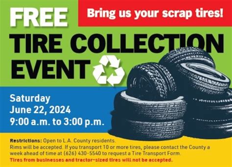 Scvnews June City L A County Partner For Free Tire