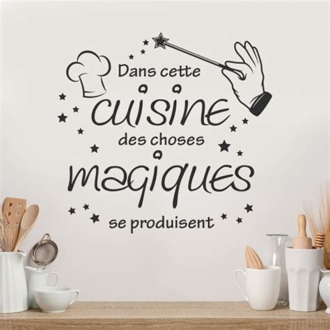 Stickers Dans Cette Cuisine Des Choses Magiques Se Produisent