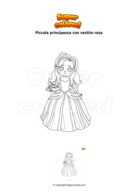 Disegno Da Colorare Principessa Con Vestito Disegni Da Colorare E