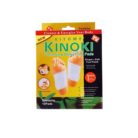 Kinoki Detox Foot Pads 10 Pads White Acupressure Product