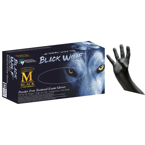 Black Nitrile Exam Gloves Powder Free Skintx® 40 Mil Sizes Sm Xl