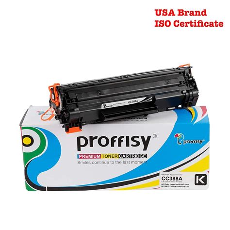 Proffisy Replacement for HP Laserjet M1136 MFP Black CC388A / 88A Toner ...