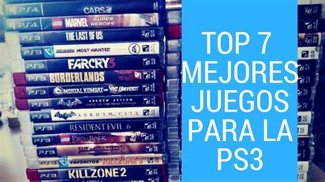 Top 7 Mejores Juegos Para Ps3 2018 Youtube