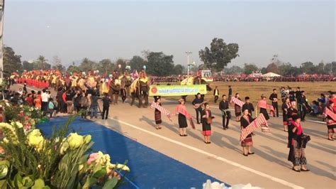 Eat Drink Laos Xaignabouri Elephant Festival Parade Youtube