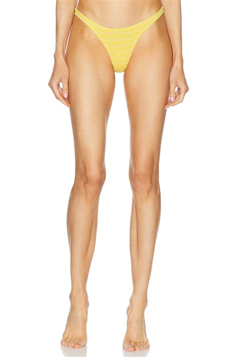 Bond Eye Vista Bikini Brief In Limoncello Stripe Fwrd