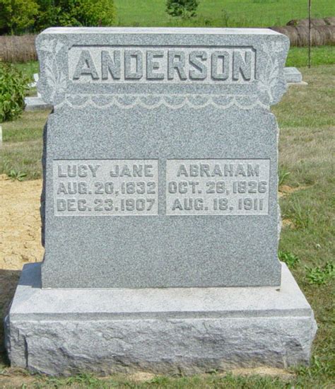 Lucy Jane Bingham Anderson M Morial Find A Grave