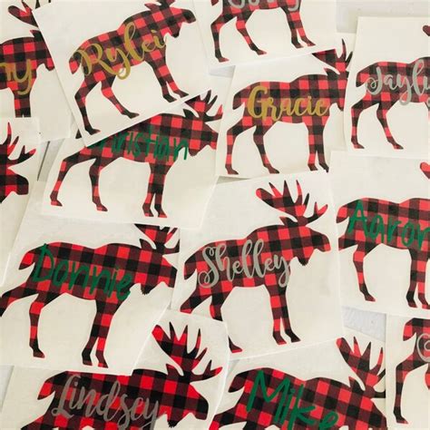 Plaid Moose Etsy