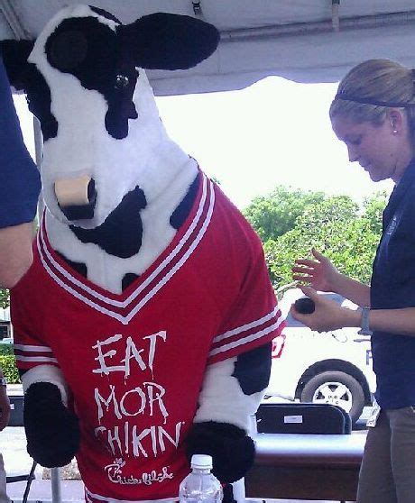 Chick Fil A Cow Mascot