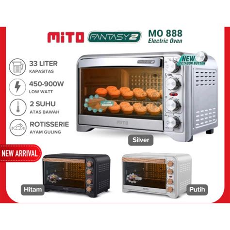 Jual MITO Electric Oven 33 L MO 888 Fantasy2 New Oven Fantasy2 MO