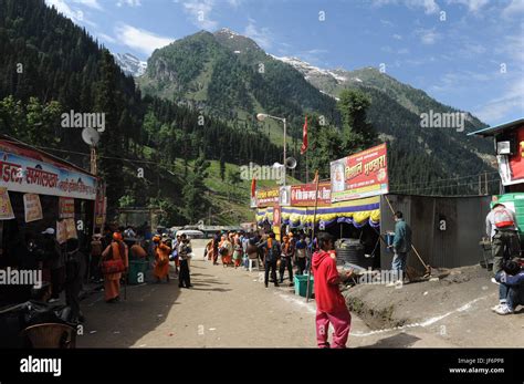 Pahalgam To Chandanwari Amarnath Yatra Jammu Kashmir India Asia