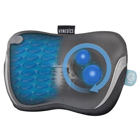 Homedics Gentle Touch Shiatsu Massage Pillow With Heat And Gel Node