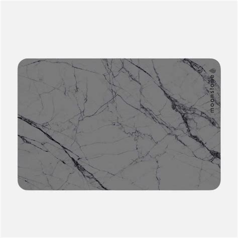 Tapis De Bain Diatomite Gris Orage Moonstone