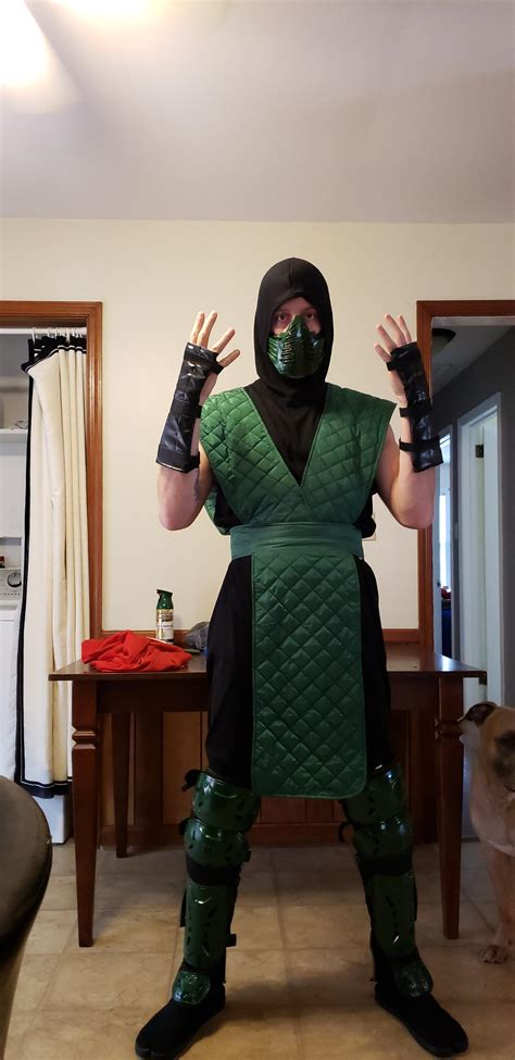 My MK2 Reptile costume for this Halloween. : r/MortalKombat