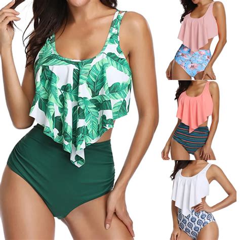 Bikini De Dos Piezas Con Espalda Descubierta Para Mujer Conjunto De