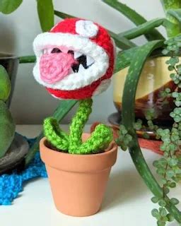 PATRON GRATIS PIRANHA PLANT SUPER MARIO BROS AMIGURUMI 39526