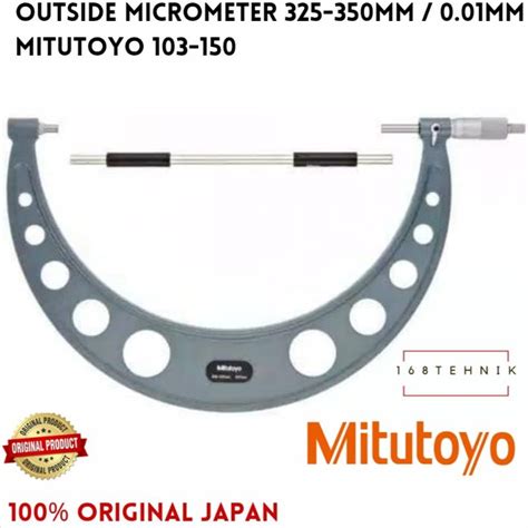 Jual MITUTOYO 103 150 Outside Micrometer 325 350mm 0 01 Mikrometer