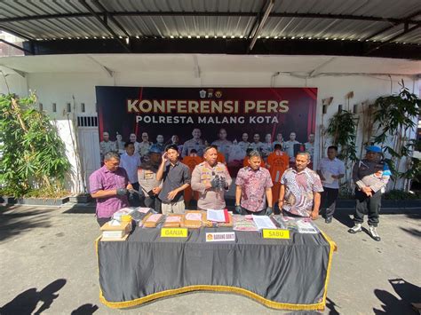 Polisi Bongkar Jaringan Pengedar Ganja Malang Surabaya Tugumalang Id