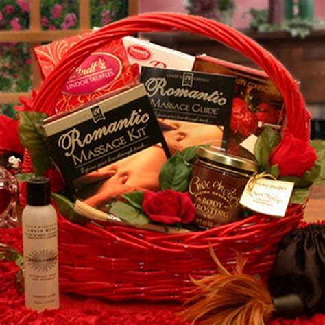 Romantic Massage Valentine T Basket Unique Valentine T Ideas