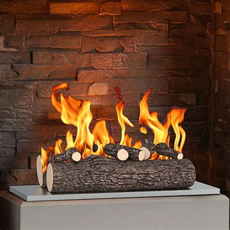 Regal Flame 5 Piece 16-inch Ceramic Wood Gas Fireplace Logs Logs for ...