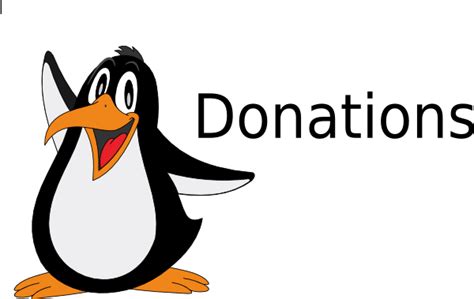 Donations Penguin Happy Clip Art At Vector Clip Art Online