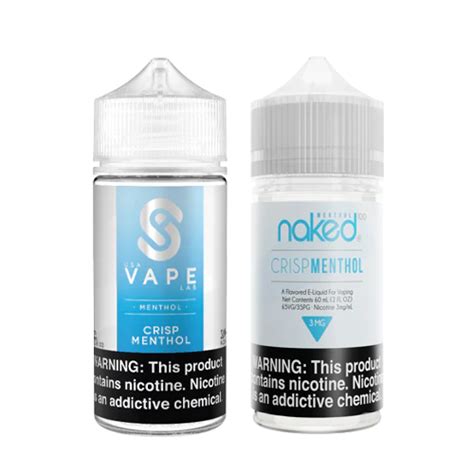 Crisp Menthol 100ml Naked 100 Menthol UK 60ml UK Weed Farm Dispensary