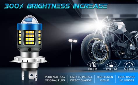 Kaidengzhe H Led Motorcycle Headlight Bulb New Upgraded Hb