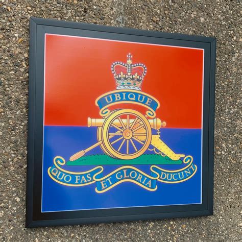 ROYAL REGIMENT OF ARTILERY Ubique Quo Fas Et Gloria Ducunt LED Wall