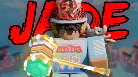 Jade Kit Gameplay Roblox Bedwars Youtube