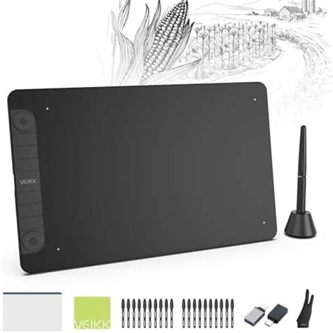 VEIKK VK1060PRO Tableta gráfica de Dibujo 10 x 6 Pulgadas lápiz