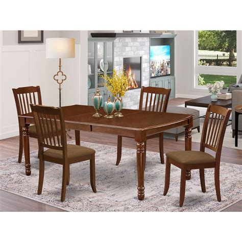 HomeStock Contemporary Chic 5Pc Dining Set Includes A Rectangle Dinette