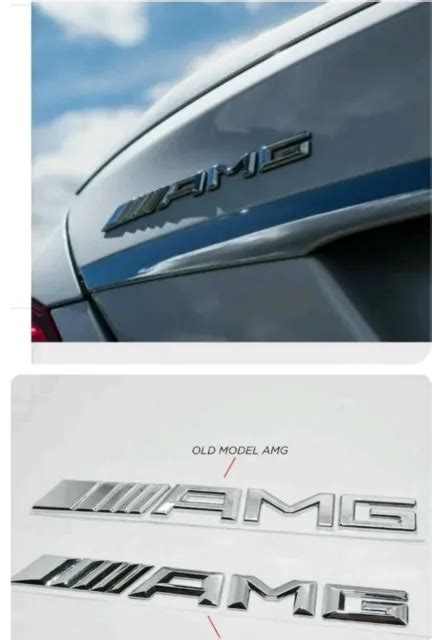 Mercedes Amg Chrom Aufkleber Schriftzug Emblem Logo Sticker Eur