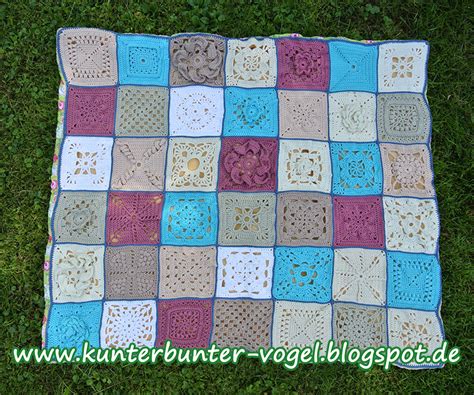 Babydecke H Keln Granny Squares Grannydecke Jetzt Geht S An Den Rand