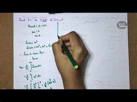 Fourier Series Differential Equation Module S Ma Ktu