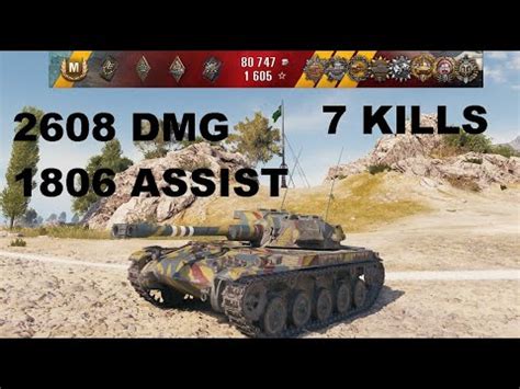 Wot Ace Tanker Amx Elc Bis Frags Steppes Assault Youtube