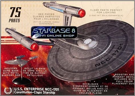 U S S ENTERPRISE 1 1000 POLAR LIGHTS STAR TREK MODEL KIT STRANGE