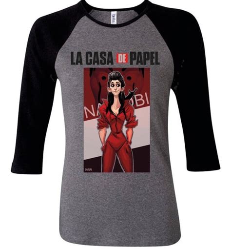 Camiseta Manga Nairobi La Casa De Papel Produtos Elo