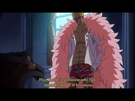 Doflamingo Says Luffy Has Demonic Blood In His Veins Luffy Alliance